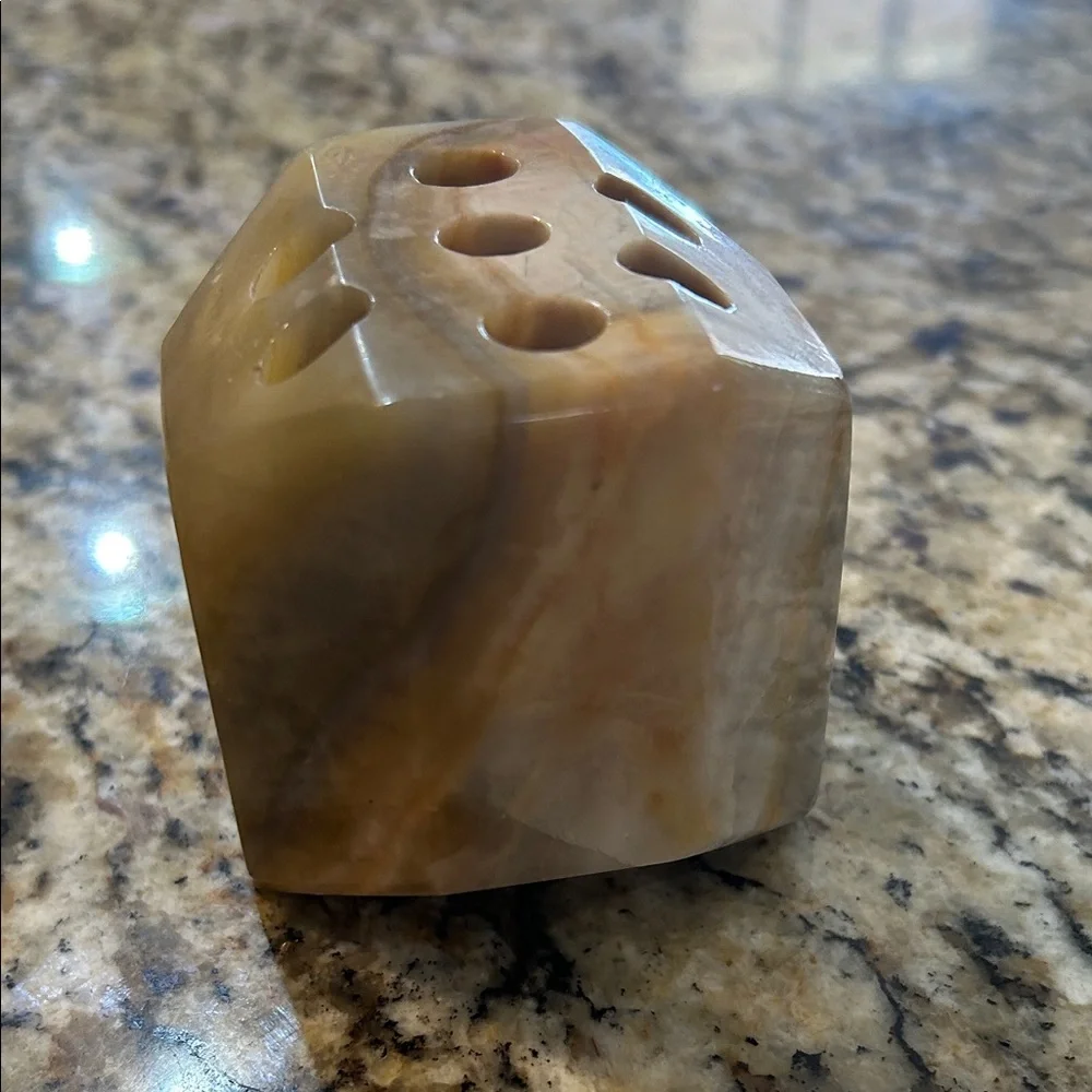 Marble Stone Pen & Pencil Holder